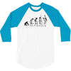 evolution of a guitarist 3/4 Sleeve Shirt