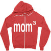 mom 3 Zipper Hoodie