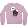 meh says honey badger Crewneck Sweatshirt