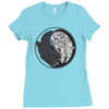 sci fi yin yang Ladies Fitted T-Shirt