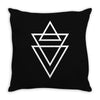 triangle printed Throw Pillow