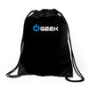 geek' (power on button) Drawstring Bags