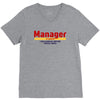 Manager Of Myselfy i Was Nobody Before Social Media V-Neck Tee