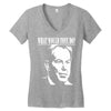 tony blair homage Women's V-Neck T-Shirt