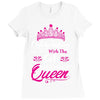 Celebrating With the 6th Birthday Queen Ladies Fitted T-Shirt