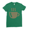 coffee (2) Ladies Fitted T-Shirt