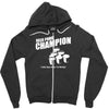 beer pong champion Zipper Hoodie