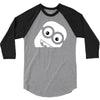 funny face funny 3/4 Sleeve Shirt