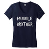 muggle brother Women's V-Neck T-Shirt