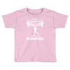who loves running1 Toddler T-shirt