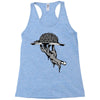 zombie eating brains Racerback Tank
