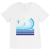 beach V-Neck Tee