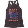 papa   body guard Racerback Tank