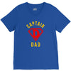captain dad hero V-Neck Tee