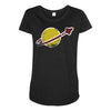 vintage space Maternity Scoop Neck T-shirt