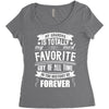 My Grandma Totally Most Favorite History Forever Women's Triblend Scoop T-shirt