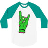 zombie metal 3/4 Sleeve Shirt
