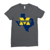 texas for michigan - limited edition Ladies Fitted T-Shirt