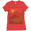 mountain line Ladies Fitted T-Shirt