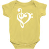 musik notes Baby Bodysuit