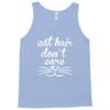 cat hair don't care cute crazy cat Tank Top