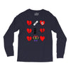 ls lesbian full heart Long Sleeve Shirts