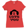 i love you and i know Ladies Fitted T-Shirt