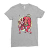 krampus (blood red) Ladies Fitted T-Shirt