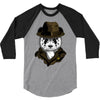panda rorschach 3/4 Sleeve Shirt