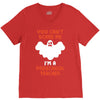 Halloween You Cant Scare Me Im A Preschool Teacher V-Neck Tee