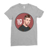 messi top Ladies Fitted T-Shirt