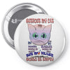 of cat lover Pin-back button