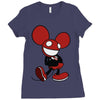 mickey mau5 Ladies Fitted T-Shirt