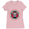 building muscle Ladies Fitted T-Shirt