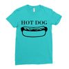 hot dog Ladies Fitted T-Shirt