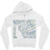ascii night Zipper Hoodie