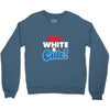 red white and cute Crewneck Sweatshirt