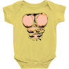 ripped muscles, six pack, Baby Onesie