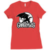 retro gargoyles cartoon Ladies Fitted T-Shirt