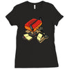 record eater Ladies Fitted T-Shirt
