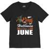 Halloween Kings Are Born In June V-Neck Tee