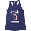My Dad is Stronger Than Yours Racerback Tank