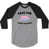 Save The Chubby Unicorns 3/4 Sleeve Shirt