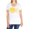 happy halloween (2) Ladies Curvy T-Shirt