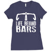 life behind bars cycling Ladies Fitted T-Shirt