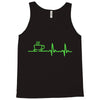 morning coffee heatbeat ekg Tank Top