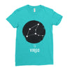 Virgo Zodiac Sign Minimal Design Ladies Fitted T-Shirt