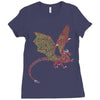 beware! Ladies Fitted T-Shirt