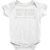 must be this tall to ride Baby Onesie
