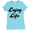 enjoy life Ladies Fitted T-Shirt